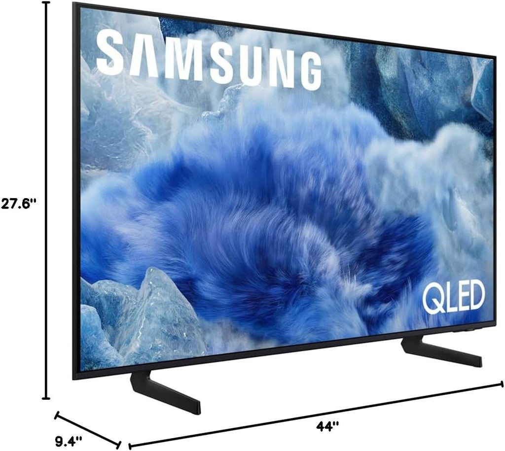 Samsung QN50Q8FAAFXZA 50 Inch Class QLED Q8F 4K Vision AI Smart TV with a Walts Large/Extra Large Full Motion Mount for 43'-90' TVs and Amber Protection 3-Outlet-Surge Surge Protector (2025)