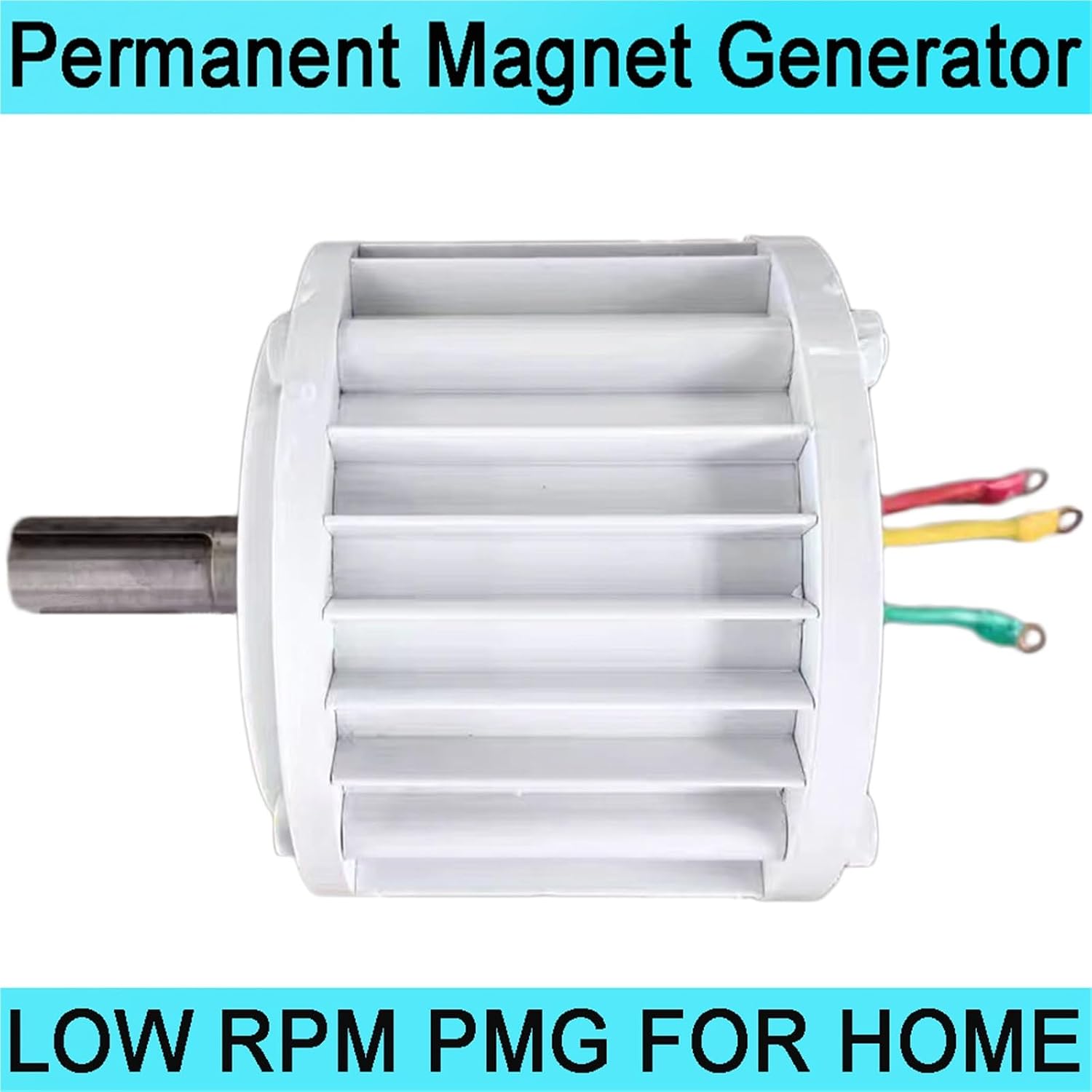 Magnet Generator 3000W 4000W Low RPM 3KW 4KW 12V 24V 48V 60V 72V Gearless Alternator Electric Dynamo For DIY Home Use(72V_4000W)