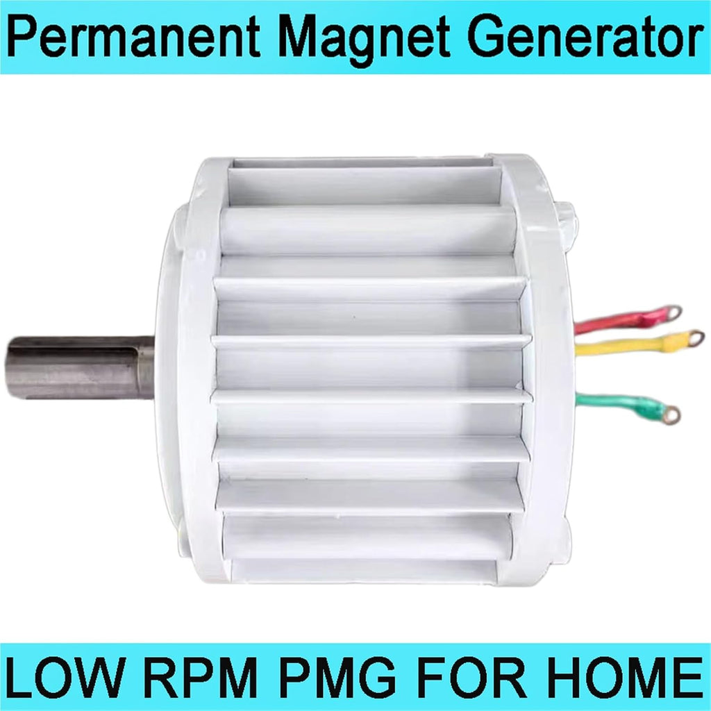 Real Power PMG Low RPM Magnet Generator 3000W 4000W Alternator 3KW 4KW 12V 24V 48V Dynamo For DIY Wind Water(60V_3000W)