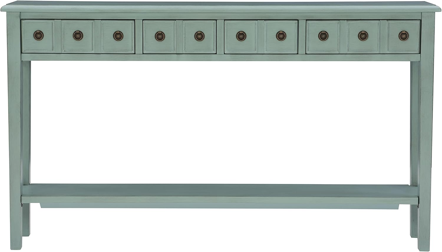 Powell Furniture Sadie Long Console Table, Teal