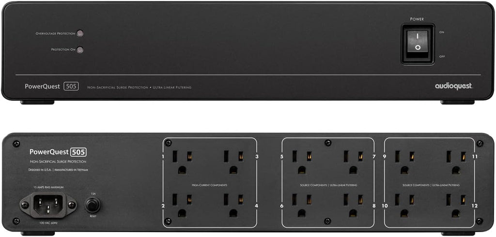Samsung QN77S95FAFXZA 77 Inch OLED HDR Pro 4K Smart TV with an AudioQuest PQ505NA PowerQuest 505 12 Outlet Surge Protector (2025)