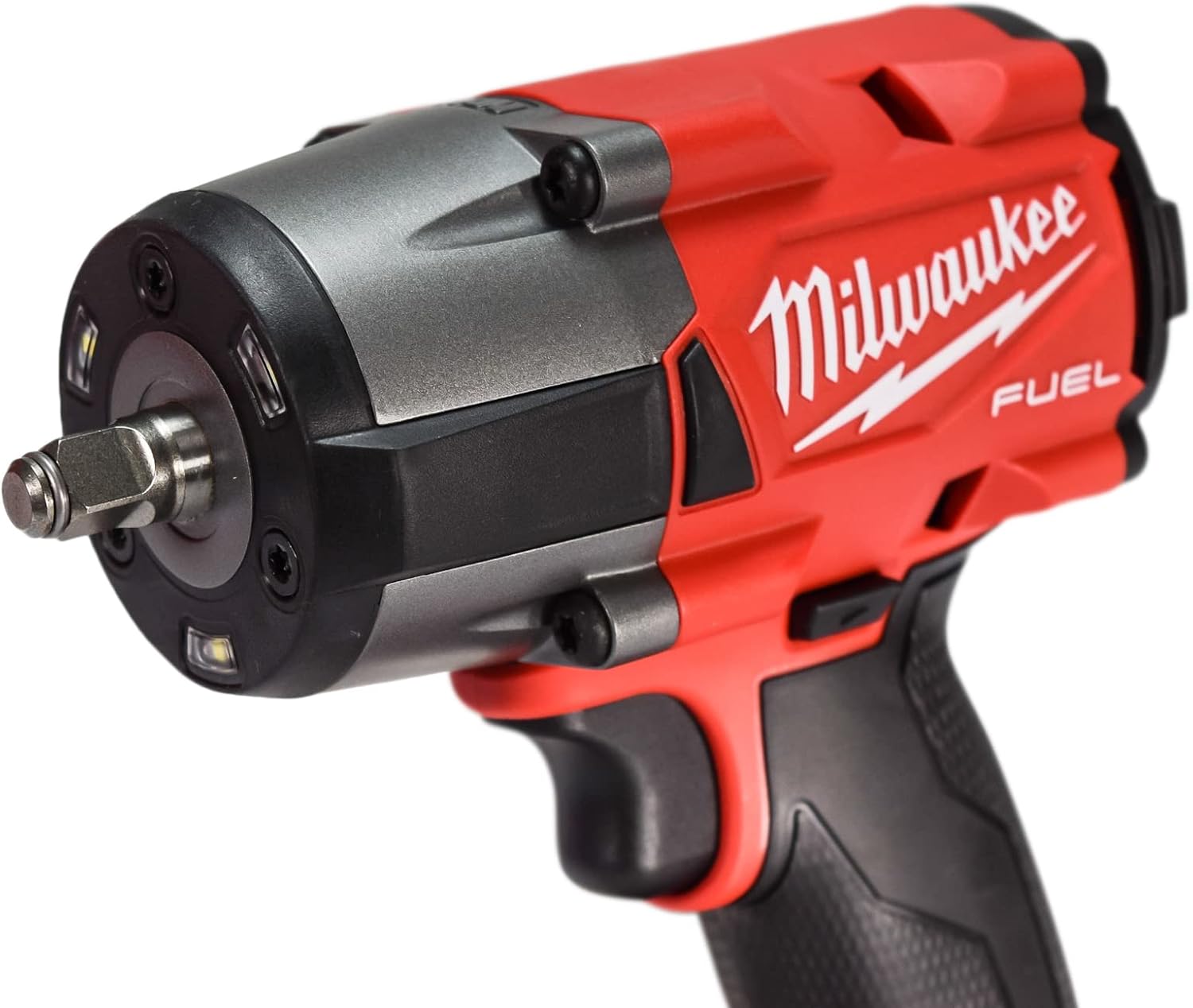 Milwaukee M18 18V Fuel 3/8' Mid-Torque Impact Wrench Kit Cordless Lithium-Ion Brushless 2960-22 with (2) 5Ah XC Batteries, Charger & Carrying Tool Case