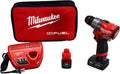 Milwaukee 3403-22 12V Cordless 1/2' Drill Driver Kit w/Batteries, Charger & Case