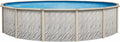 Lake Effect Pools 'Meadows' 15 ft Round Above Ground Swimming Pool | 52 Inch Steel Side Walls | Kit Includes: 25 Gauge Overlap Liner & Widemouth Skimmer