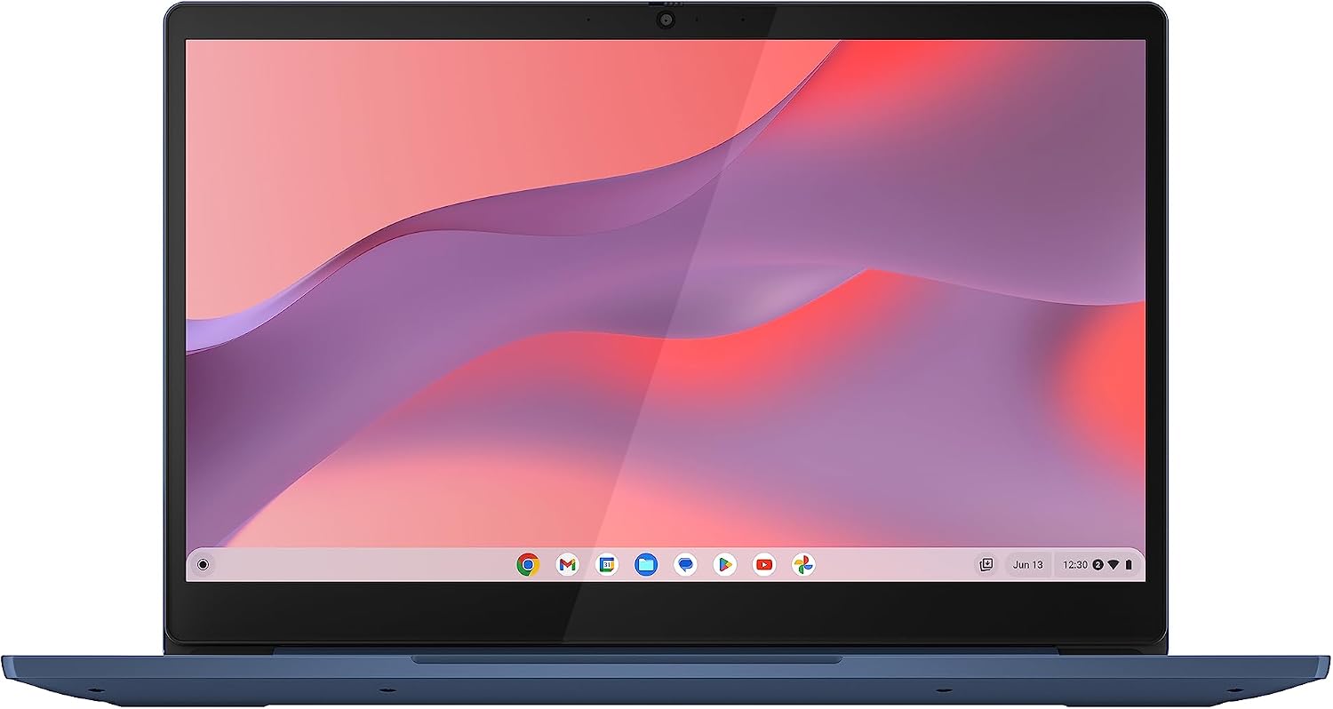 Lenovo IdeaPad Slim 3 Chromebook 14-inch FHD Laptop - (MediaTek Kompanio 520, 4GB RAM, 64GB eMMC, ChromeOS)