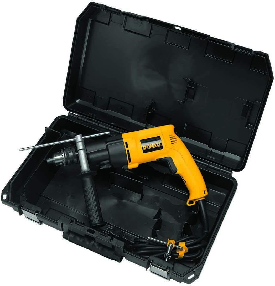 DEWALT Hammer Drill, 1/2-Inch, 7.8 -Amp (DW505K)