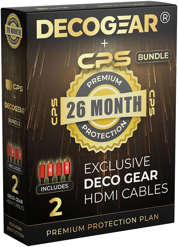 LG OLED83G5WUA 83 Inch G5 Series OLED evo 4K UHD Smart webOS TV with One Wall Design 2025 (Renewed) Bundle with Deco Gear 6FT HDMI Cable and CPS Exclusive 26 Month Protection Pack (BEACH-CPS-26M6500)