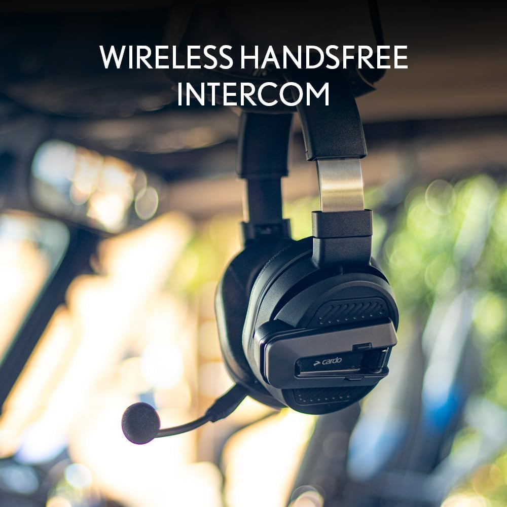 Cardo Packtalk Edgephone for ORV - Crafted for the Rough terrains and Cellular-Free connectivity for Non-Helmet Applications - Duo Pack