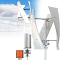 3000W/8000W Vertical Wind Turbine Kit - Low Speed 3-Blade Generator with PM Levitation & Controller for RV, Home, Hybrid Solar & Wind Energy Systems