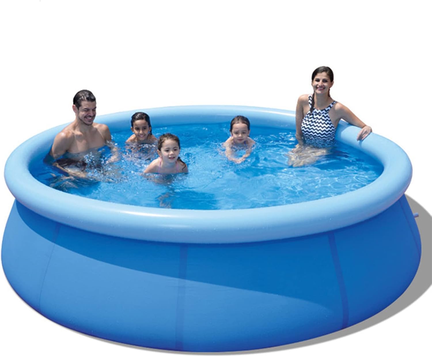 Inflatable Top Ring Swimming Pool, Blue (12ft x 36in)
