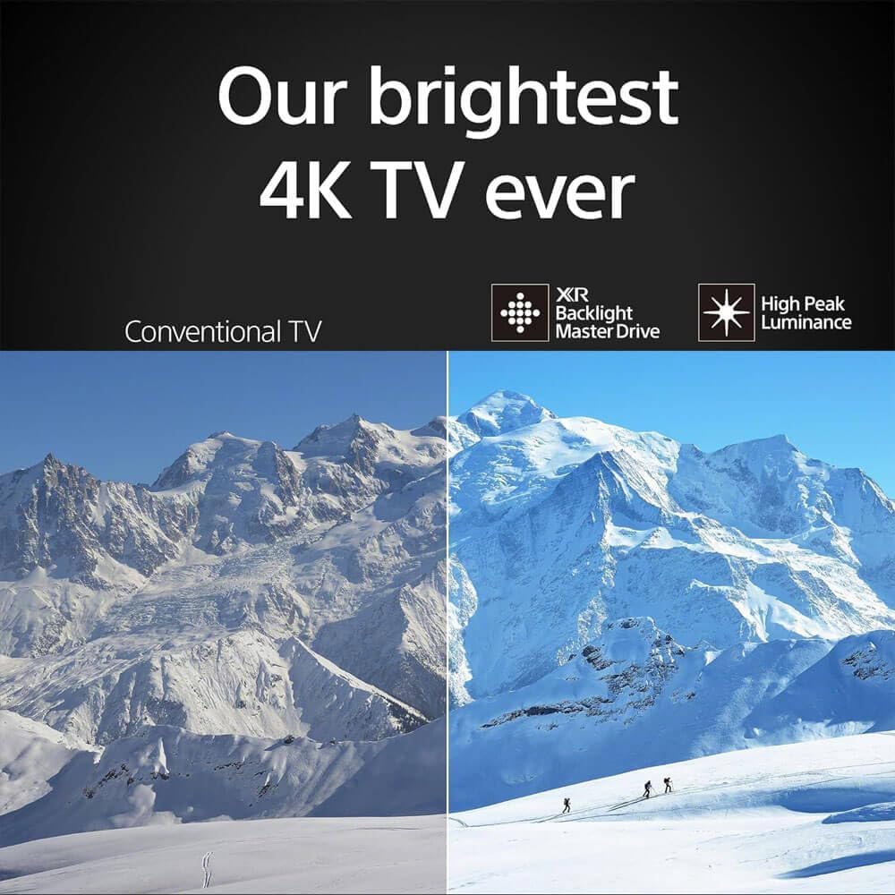 Sony BRAVIA 9 Mini LED QLED 4K HDR Google TV Bundle - XR Backlight Master Drive, Dolby Vision, 120Hz VRR w/ 24 Month CPS Protection Plan, UAX HDMI Cable, Streaming Bundle (75, Inches)