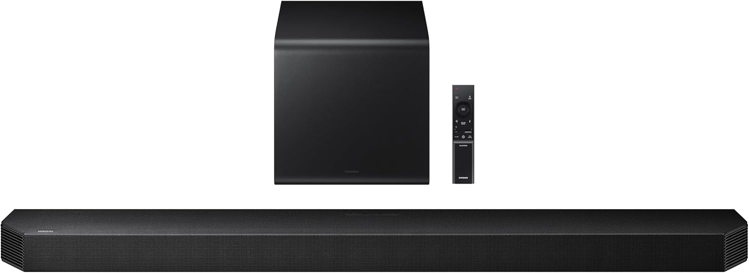Samsung QN65LS03FWFXZA 65 Inch The Frame Wireless 4K Neo QLED TV with a HW-Q800F Q Series Soundbar 5.1.2 Ch Subwoofer (2025)