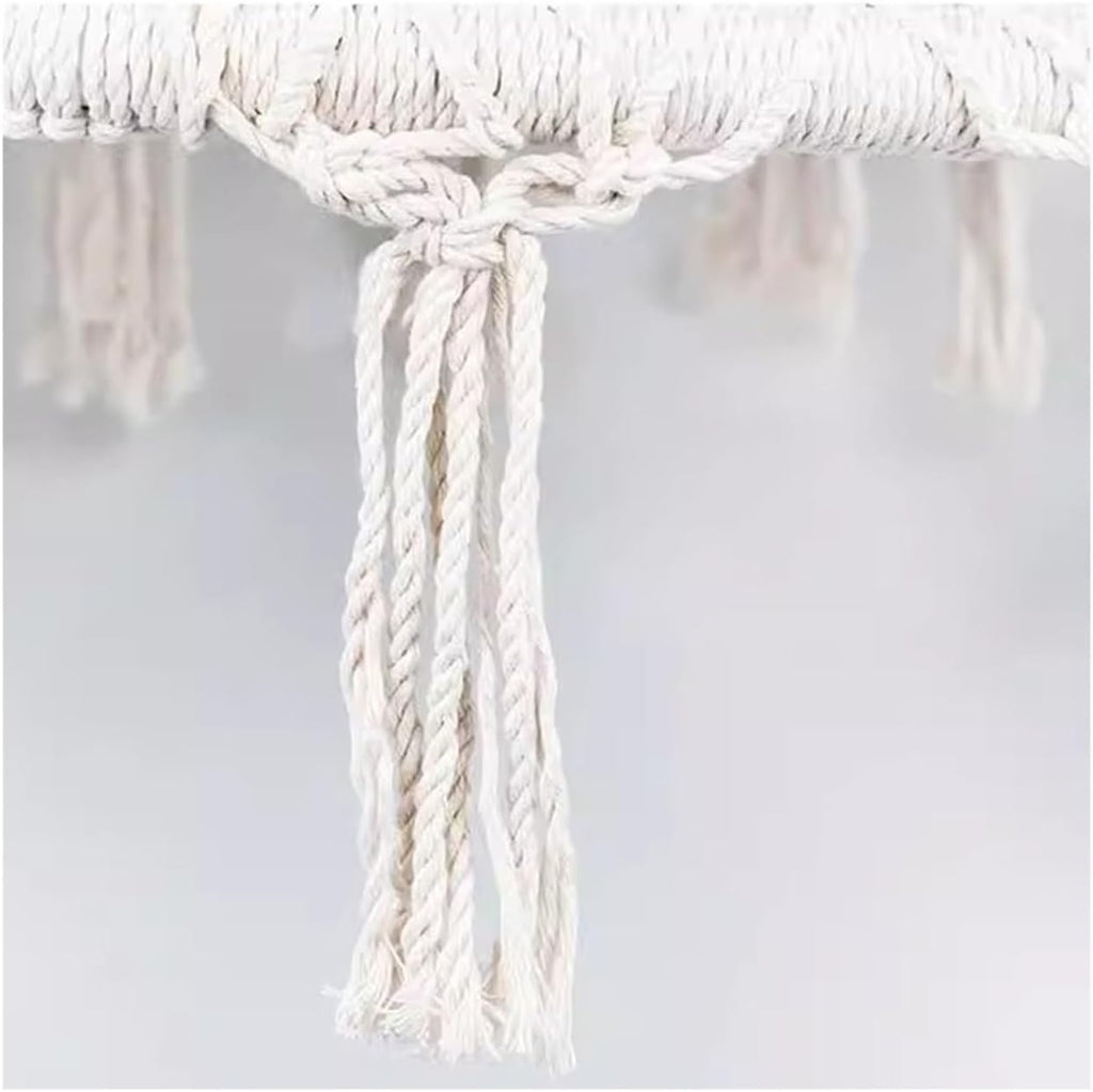 Wicker Chairs Hanging Basket Outdoor Cotton Rope Hanging Chair Balcony Rocking Chair Indoor Homestay Swing Patio Chair