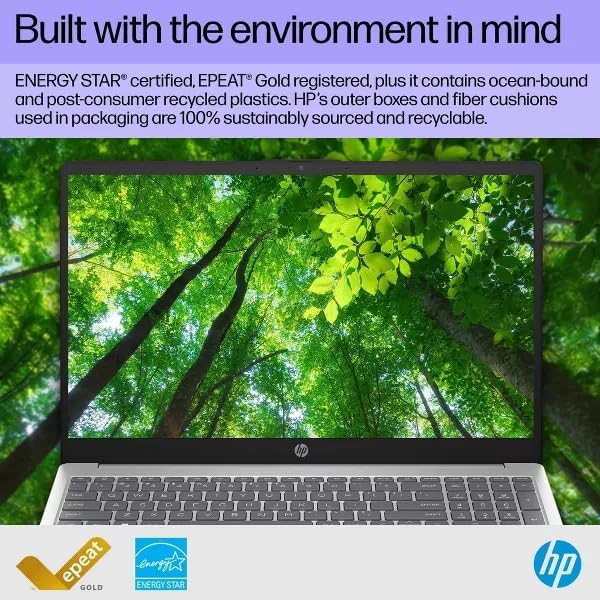 HP 2025 Laptop | 15-FD000 | 15.6' 1920 x 1080 Touch | Intel-10 Core i5-1334U | Intel Iris Xe Graphics |16GB DDR4 | 1TB SSD | Windows 11 Home | Wi-Fi 6 - Bluetooth 5.3-720p HD Camera - Silver