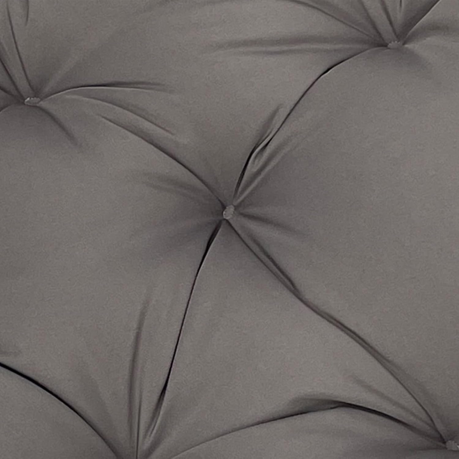 Papasan Chair Cushion, Soft Round Chair Pad with Ties, Hanging Swing Comfortable Cushion for Round Chair Swing Chair(Coffee,59 * 43 in)