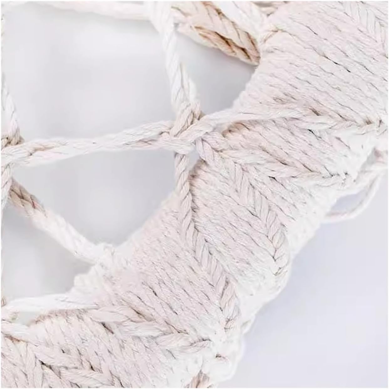Wicker Chairs Hanging Basket Outdoor Cotton Rope Hanging Chair Balcony Rocking Chair Indoor Homestay Swing Patio Chair