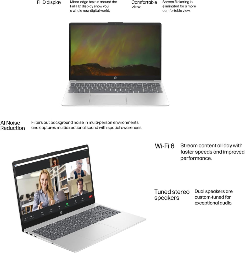 HP New Core i7 15.6' Laptop for Business & Academic | 2025/2026 Edition | Intel High-Performance Core i7-1255U up to 4.7GHz | 24GB RAM - 1TB PCIe SSD | Webcam | FHD | Long Battery Life | Windows 11