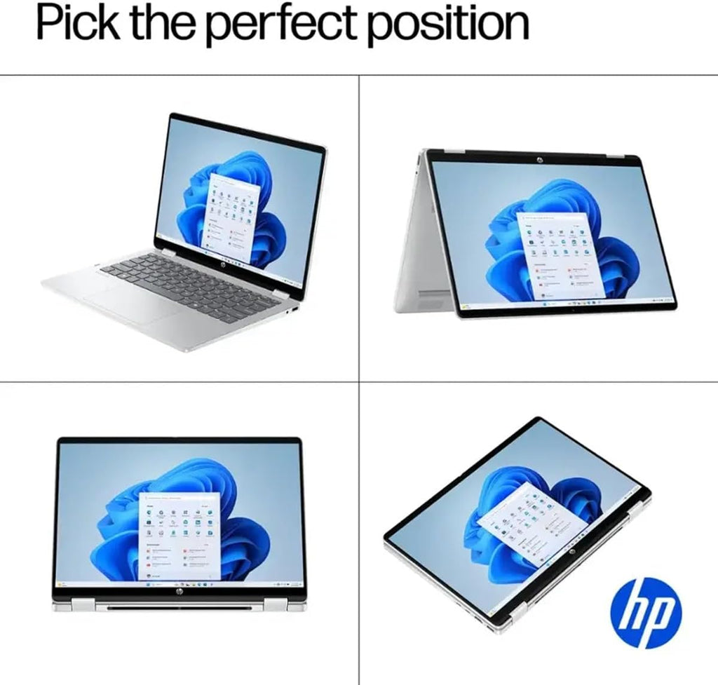 HP OmniBook 5 Flip (Next Gen Envy x360) 2-in-1 Touchscreen AI PC Laptop (14' FHD+, Intel 10-Core 7 150U (> i7 1355U), 16GB DDR5 RAM, 1TB SSD) For Creator, Designer, 5MP IR Webcam, Wi-Fi 6E, Win 11 Pro