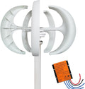 Wind Turbine Home Use Horizontal Generator Kits Blades with Controller to Charge Batteries Off Generator,3000W Wind Turbine Generator, 12V/24V/48V Vertical Wind Power Kit for Garden, Boat &