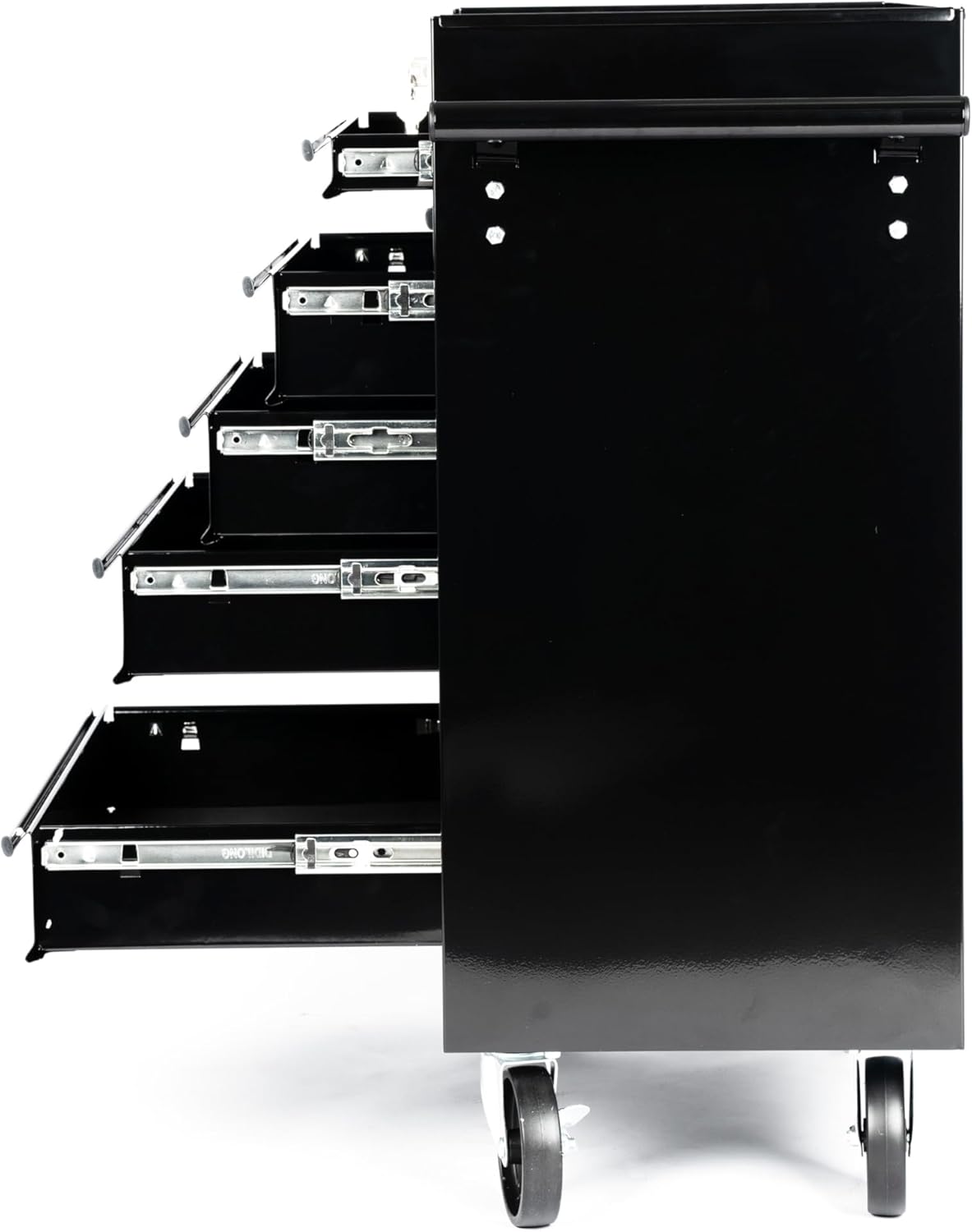 Maxority 7-Drawer Heavy-Duty Rolling Tool Chest Cabinet with Lock Mobile Cart for Garage & Workshop, Black