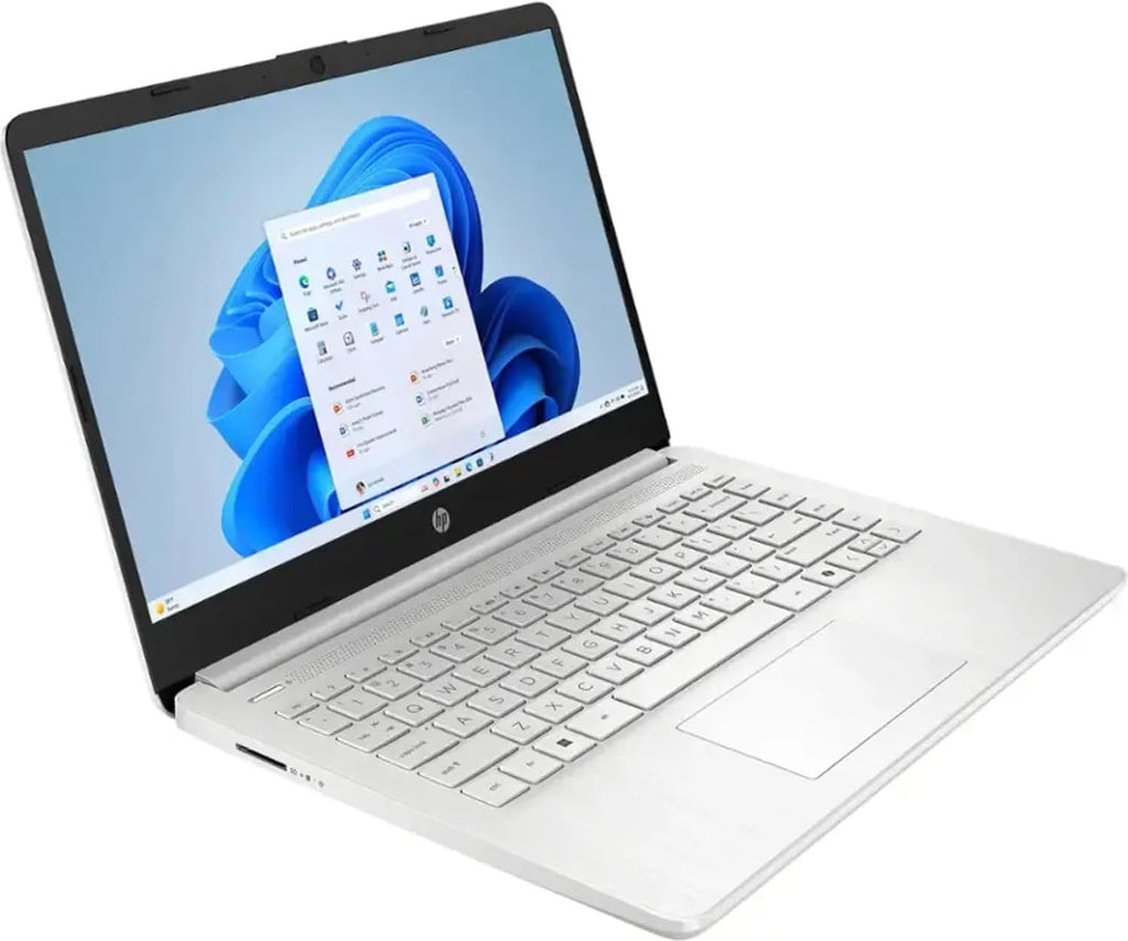 HP Ultra-Portable Laptop for Student and Business - 14' HD Display • Intel 4-Core N150 • Windows 11 Pro • 1-Year Microsoft Office 365 • 32GB RAM • 128GB UFS + 256GB MicroSD • Silver