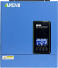 Hybrid Solar Inverter 3000W, 24Vdc to110Vac Off-Grid Inverter,100A MPPT Controller,Support Battery-Less or AGM Lithium Battery, Pure Sine Wave for Home Backup,Solar Systems