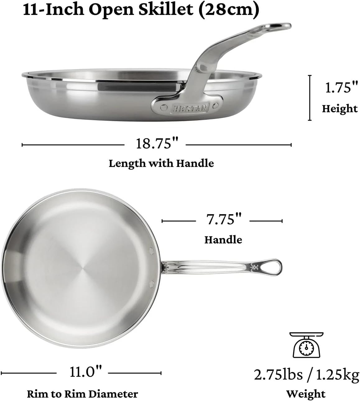 Hestan - ProBond Collection - Professional Clad Stainless Steel 10-Piece Ultimate Cookware Set, Induction Cooktop Compatible