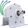 12v, Generators 3000W 12V 24V 48V 220V 3 Phase Gearless Permanent Magnet AC Alternators with Base Low RPM Free Energy Wind Turbine Suitable for Hydroelectric