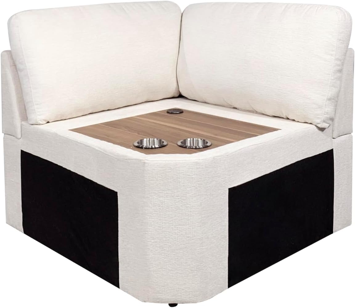Ball & Cast 157' Oversized Modular Sectional Sofa L-Shaped,Large Chenille Upholstered Couch 8 Seat with Ottoman,Cup Holders & USB Ports,Comfty Sectionals W/Pillows & Storage Box,for Living Room,Beige