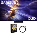 Samsung 65 inch OLED 4K S90F Vision AI Smart TV (2025) (Renewed) Bundle with Deco Gear 6FT HDMI 2.0 Cable and CPS Exclusive 26 Month Protection Pack (BEACH-CPS-26M3500)