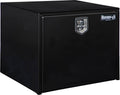 Buyers Products 1704303 Black Steel Underbody Truck Tool Box – 24 x 24 x 30 Inch - Truck Bed & Underbelly RV Storage Box, Locking T-Latch, Weather-Resistant, Heavy-Duty Flatbed Job Box, Made in USA