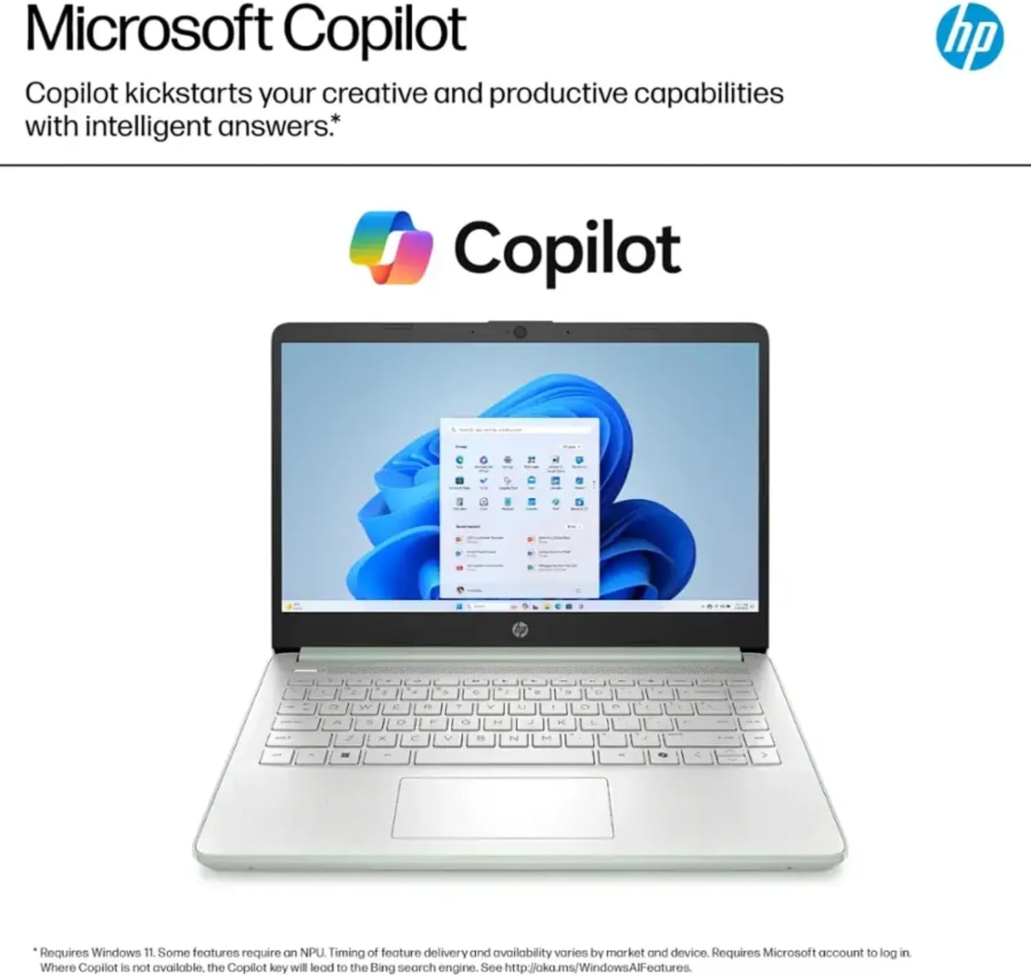 HP 14' Student Business Laptop - Win 11 Pro & 1-Year Office 365 • Intel Quad-Core N150(beats N4120) • HD Anti-glare Display • Wi-Fi 6 • Copilot+ PC • 16G RAM • 128G UFS + 256GB SD Card • w/Accessories