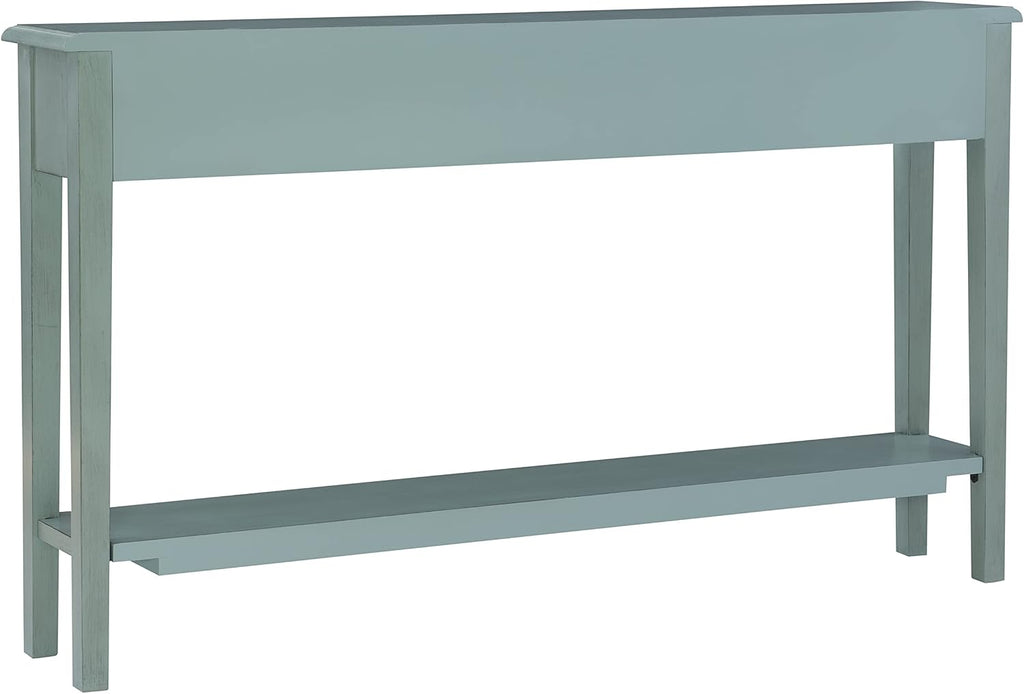Powell Furniture Sadie Long Console Table, Teal