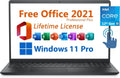 Dell Inspiron 15 Business Laptop, 15.6' FHD Touchscreen,with Lifetime Microsoft Office Intel 10-Core i5-1334U,16G,1TB SSD, Intel UHD Graphics, Win 11 Pro Black for Business and College Students