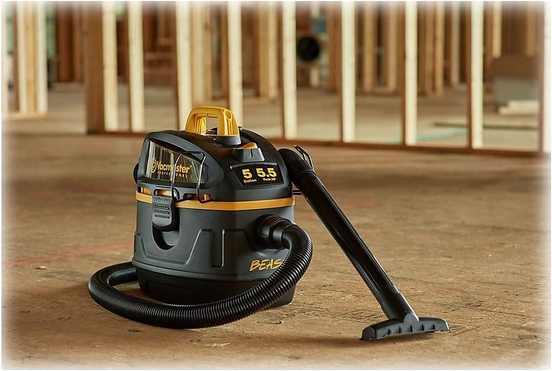 Vacmaster Professional - Professional Wet/Dry , 5 Gallon, Beast Series, 5.5 HP 1-7/8' Hose Jobsite Vac (VFB511B0201), Black