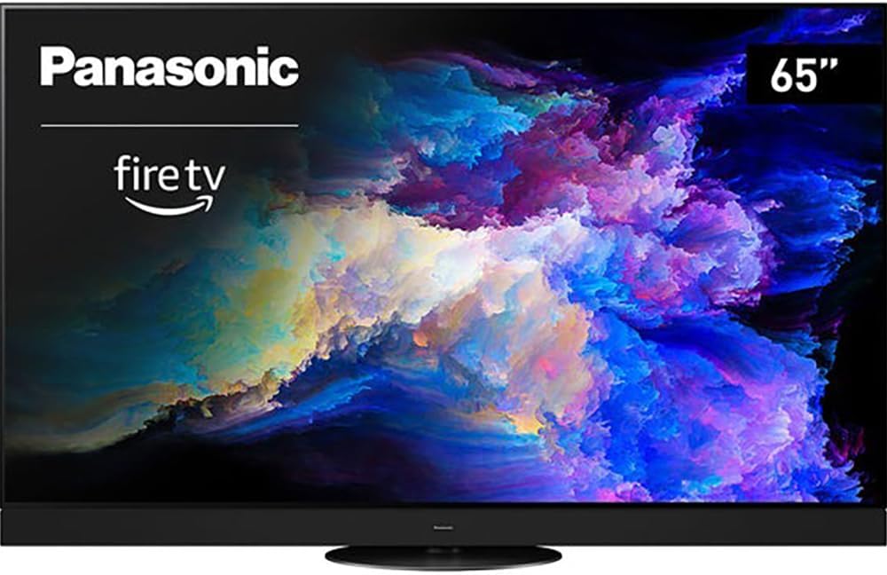 Panasonic TV-65Z95AP Z95 65-inch OLED 4K UHD Smart Fire TV 2024 Bundle with WN10 Neck Speaker, 4 YR CPS Enhanced Protection, 2X HDMI Cable & Deco Gear Complete Home Theater Beginner's Guidebook