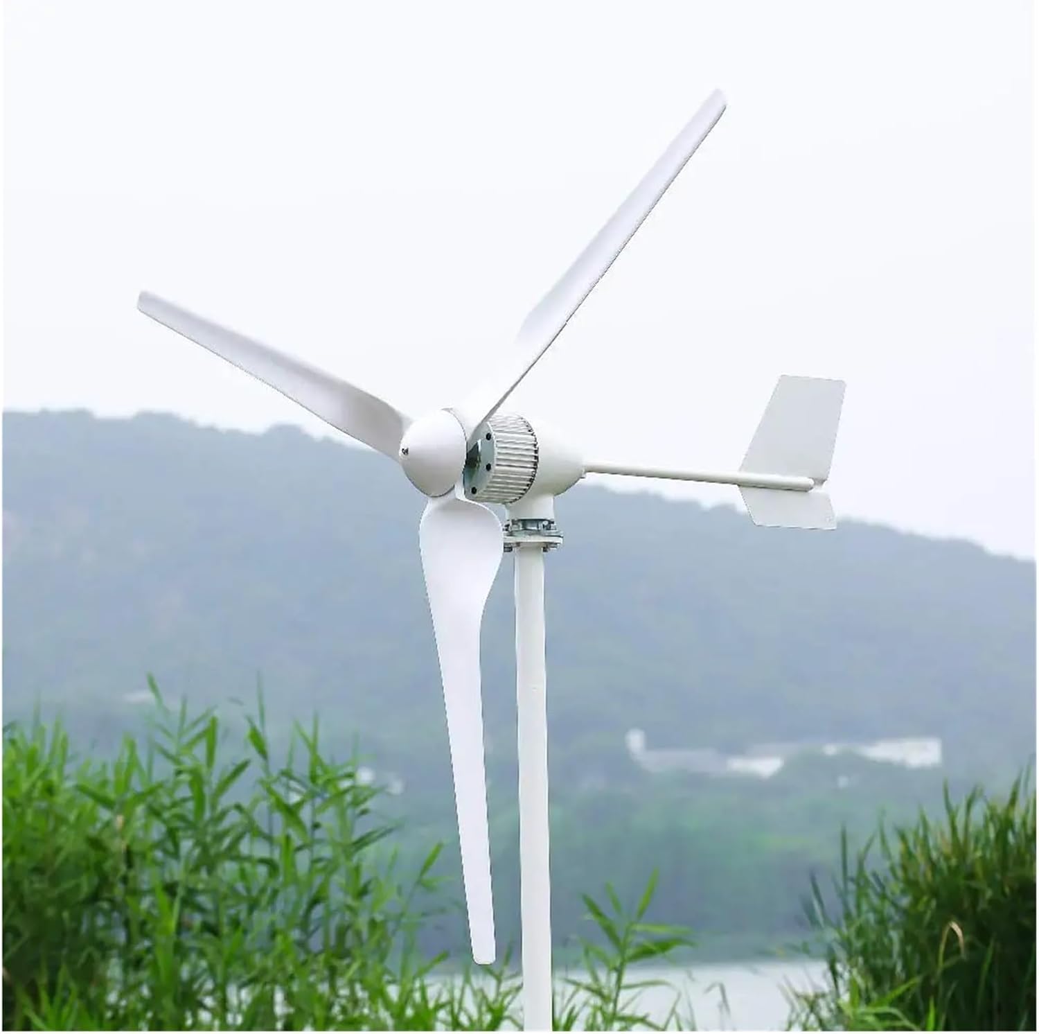 LIAMOS Low Speed Start Wind Turbine Generator 3000W 12V 24V 48V Free Alternative Energy Windmill 3 Blades,Stable Operation(12V)