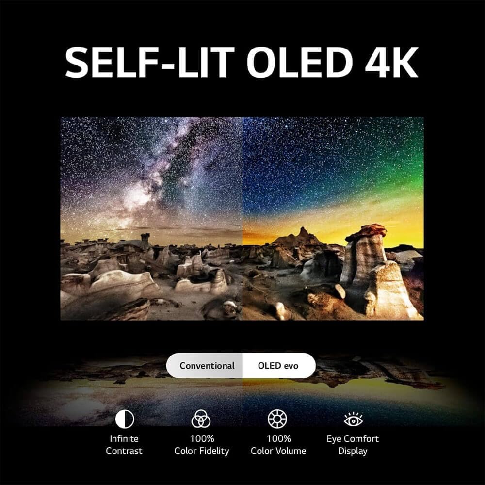 LG OLED83C3KIT1 83 inch OLED C3 HDR 4K Smart OLED TV Bundle - 120 HZ Refresh Rate + UAX 4K HDMI 2.0 Cable + CPS 24 Mon