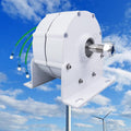 Generator 3000W Low RPM Motor Permanent Magnet Alternator 12V 24V 48V Low Noise DIY AC Alternator Permanent Magnet Motor with Base
