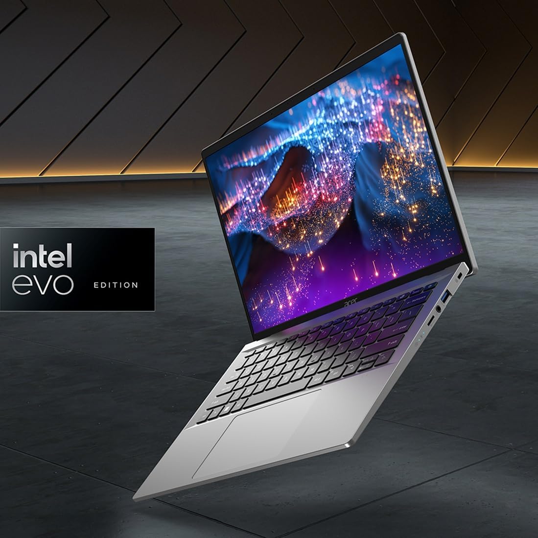 acer Swift Go 14 Intel Evo Thin & Light Laptop | 14' 1920 x 1200 Touch Display | Unlock AI Experiences | Intel Core Ultra 7 Processor 155H | Intel ARC | 16GB LPDDR5X | 512GB SSD | SFG14-72T-718K