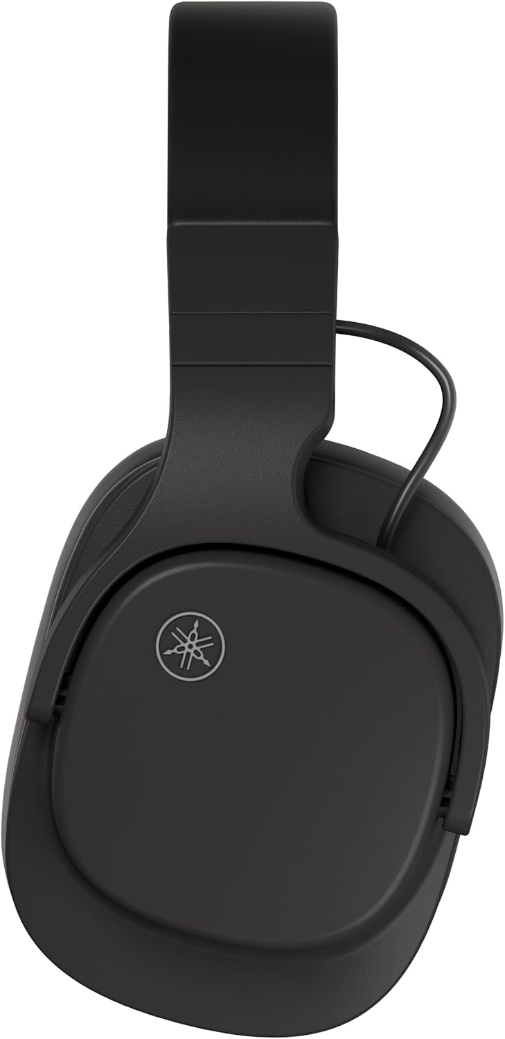 Yamaha YH-L500A Wireless Over-Ear Headphones - Sound Field Mode, Lightweight, Bluetooth Multipoint, aptX Adaptive, Google Fast Pair (Black)