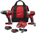 New 2 tool Cordless combo kit 2691-22 for Milwaukee M18 2650-20 Hex Impact Driver and 2601-20 Compact Driver