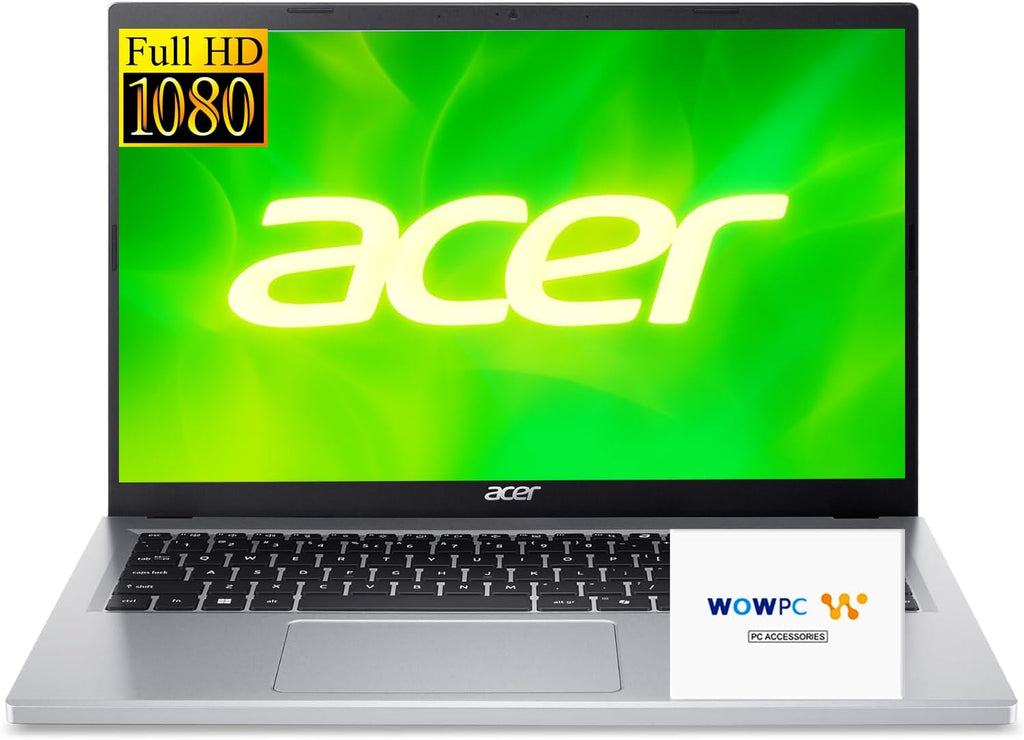acer Aspire Go 15 Slim Laptop | 15.6' Full HD Display | Powerful 8-Core Intel Core 3 N355 | 16GB RAM | 1TB SSD | Copilot AI Ready | Microsoft Office | HDMI | Wi-Fi 6 | Windows 11 Home | WOWPC USB
