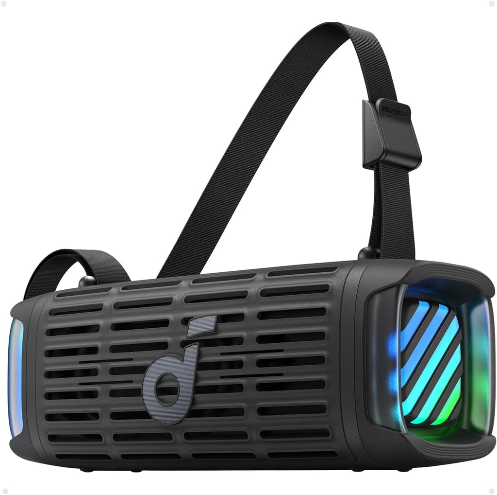 Soundcore Boom 3i by Anker, Compact Outdoor Speaker, IP68 Waterproof, Floating Playback, Saltwater-Resistant, BassUp 2.0, 50W Portable Speaker, Bluetooth 5.3, 16H, TWS, Kayak/Fishing/Camping