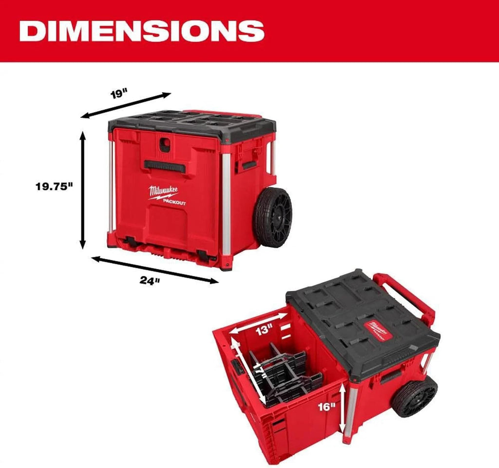 Milwaukee Electric - PACKOUTROLLING Drawer Tool Box