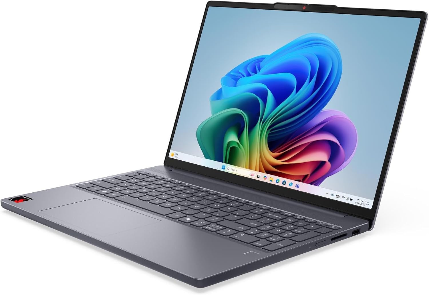 Lenovo 2025 IdeaPad Slim 3 15.3' WUXGA IPS Touchscreen Laptop 8-Core Qualcomm Snapdragon X X1-26-100 16GB LPDDR5 4TB SSD USB-C WiFi BE BT Webcam HDMI1.4 Backlit KB Fingerprint Windows 11 Home