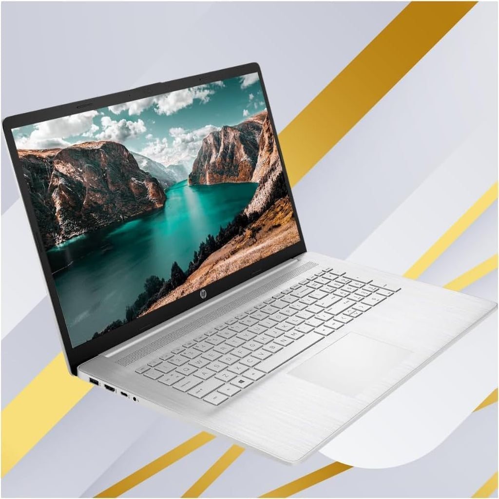 HP 17.3 Inch Laptop Office 365 for The Web | Backlit Keyboard, Fingerprint Reader | Intel Core i5-1334U (10 Cores, 4.6GHz) | 16GB RAM, 1TB SSD | Iris Xe Graphic | Win 11 | WiFi 6