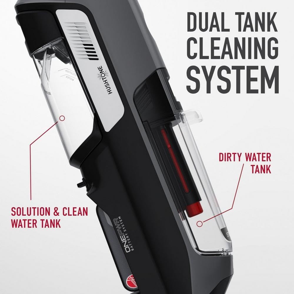 Hoover ONEPWR Streamline Cordless Hard Floor Cleaner Machine, Portable Floor Cleaning Machine, Self Cleaning System, Wash and Dry Mode, Ideal for Hardwood, Luxury Vinyl, Tile and More
