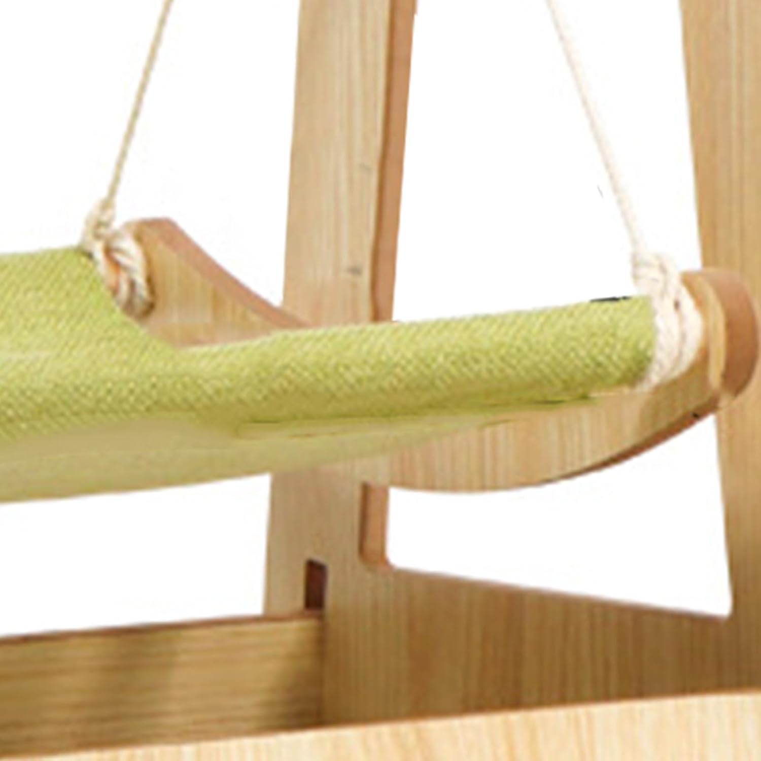 Cat Hammock Bed, Hanging Cat Bed, Hammock Rocking Chair, Wooden Comfortable Breathable Stable Quiet Summer Hanging Cat Bed for All Seasons (DC-006-2)