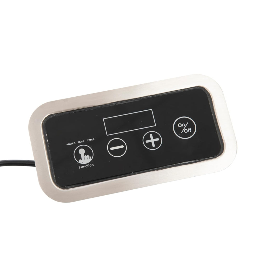 FSE IND-DR120V Single-Burner Drop-In Induction Cooker with Ceramic Glass Surface, 120v